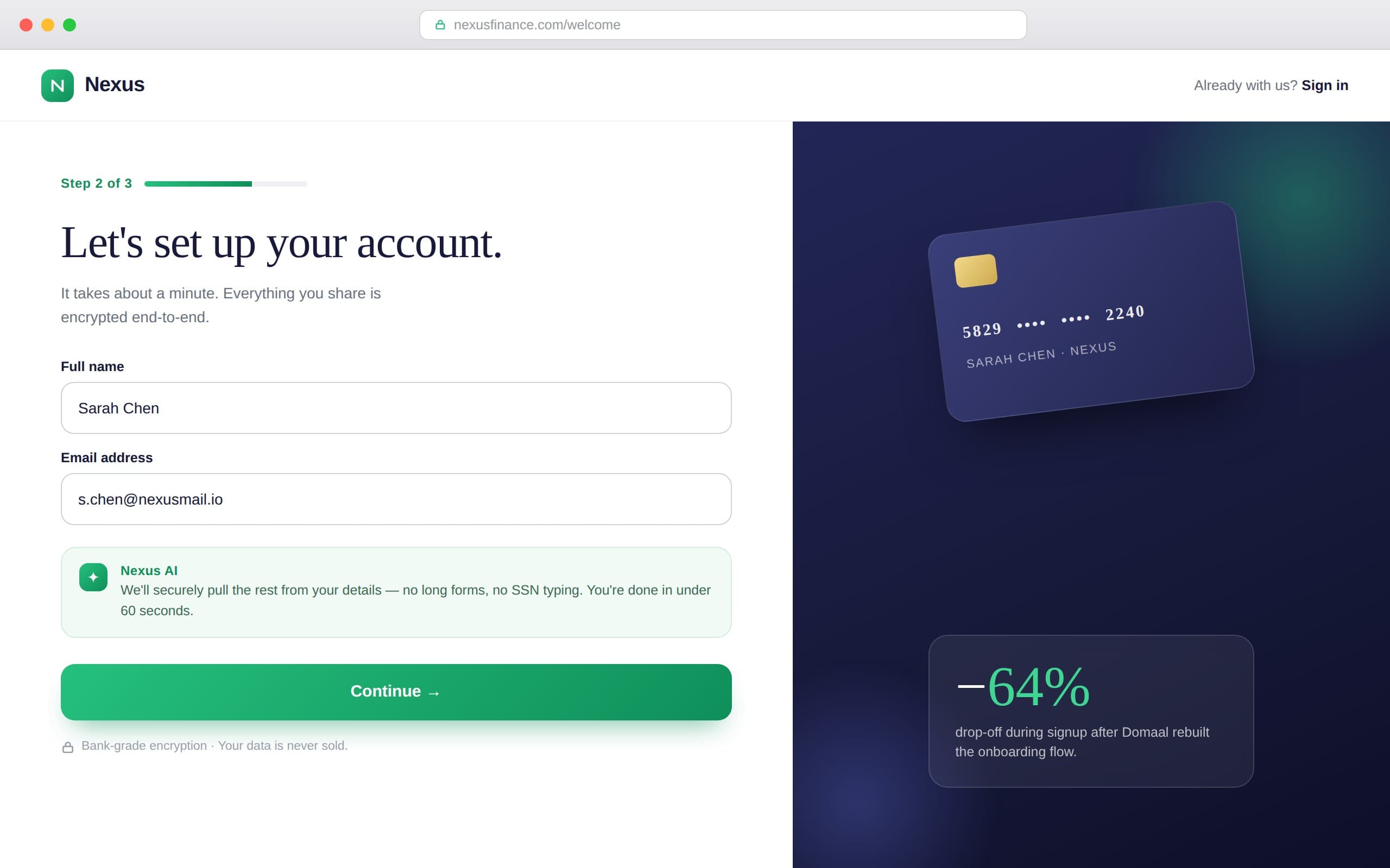 Nexus Finance after